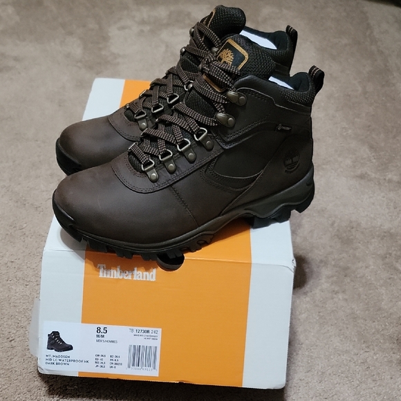 Timberland Men's Dark Brown Hiking Boots - Picture 1 of 6